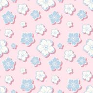 Seamless pattern with flowers Vector illustration N15
