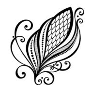 Beautiful Decorative Bud (Vector)