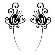 Beautiful Decorative Bud (Vector) N2