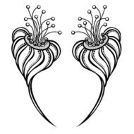 Beautiful Decorative Bud (Vector) N4