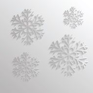 abstract snowfall