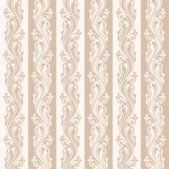 Seamless beige floral pattern Vector illustration N3