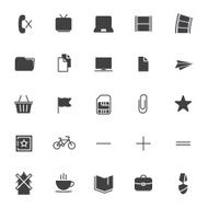 Set icons for business communication web N5