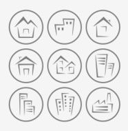 Pictures of houses and buildings