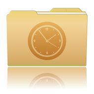 Folder with Clock N2