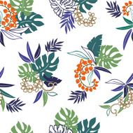 tropical leaf N17