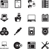 Silhouette Server Side Computer icons