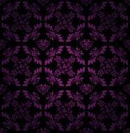 Seamless pattern ornament lilac floral