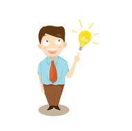 Idea Illustration and Man