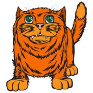 Big red cat