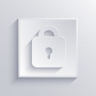 Vector light square icon Eps 10 N24