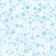 Blue snowflakes pattern