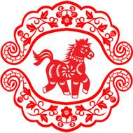 Chinese New Year Horse N16