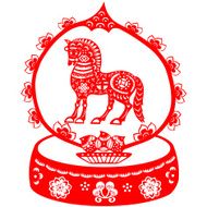 Chinese New Year Horse N18