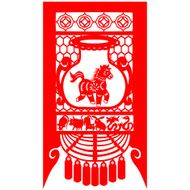 Chinese New Year Horse N19