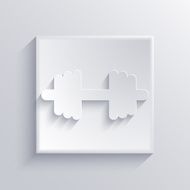 Vector light square icon Eps 10 N26