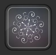 Vector version Snowflake icon Eps 10 illustration Easy to edit N6
