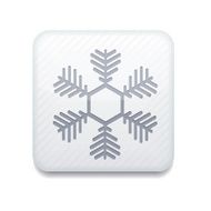 Vector white Snowflake icon Eps10 Easy to edit N4