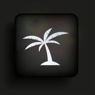 Vector square icon on black background Eps10 N7