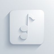Vector light square icon Eps10 N24