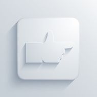 Vector light square icon Eps10 N27