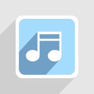 Vector blue icon on gray background Eps10 N31