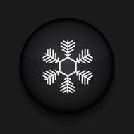 Vector Snowflake icon Eps10 Easy to edit N7