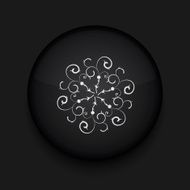 Vector Snowflake icon Eps10 Easy to edit N9
