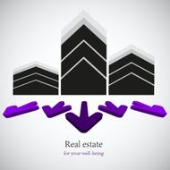 vector real estate background Eps10