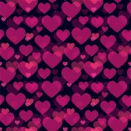 Holiday Valentines day seamless pattern with hearts