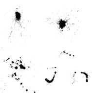 Ink blots spray