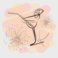 Stemware background