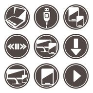 Electronic icons