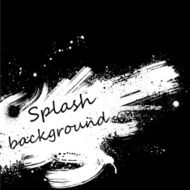 White line background