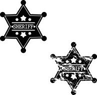 Two sheriff badges N2