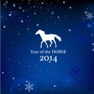 03 Snowflakes Horse