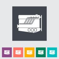 Engine flat icon