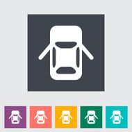 Car flat icon N17