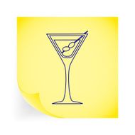 Martini single icon N6