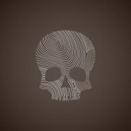 illustration with a skull N2