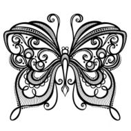 Vector Beautiful Butterfly N6