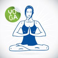 Yoga Model Illustration N6