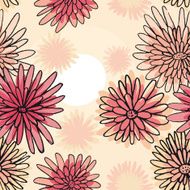 pattern of the daisies