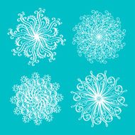 Set Snowflakes N5