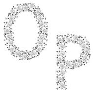 alphabet Letter OP