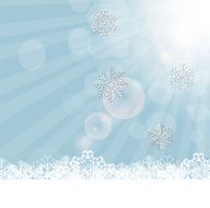 Christmas Snowflakes Background Vector Illustration N42