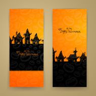 Vector Halloween banners N8