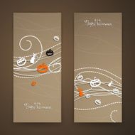 Vector Halloween banners N9