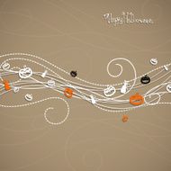 Vector Halloween Background N106