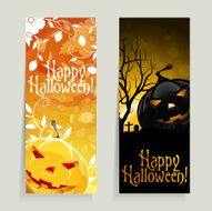 Set of Halloween banners N12